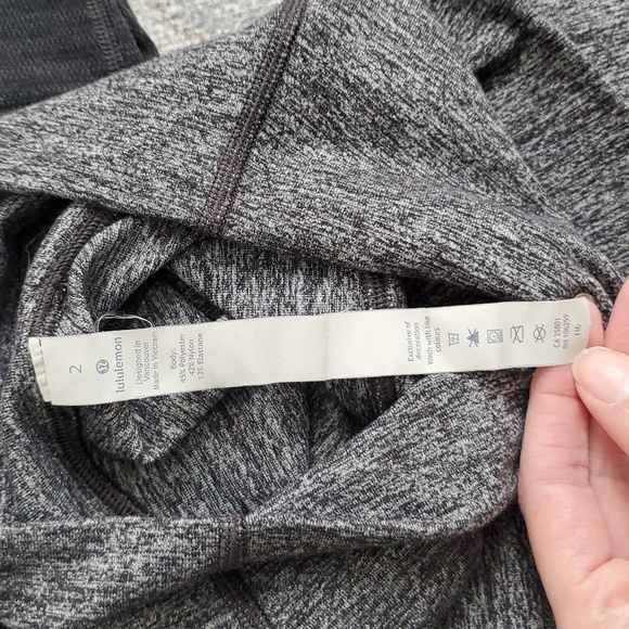 Lululemon Bundle Of 4 Black Gray Leggings Sz2 - Picture 3 of 10
